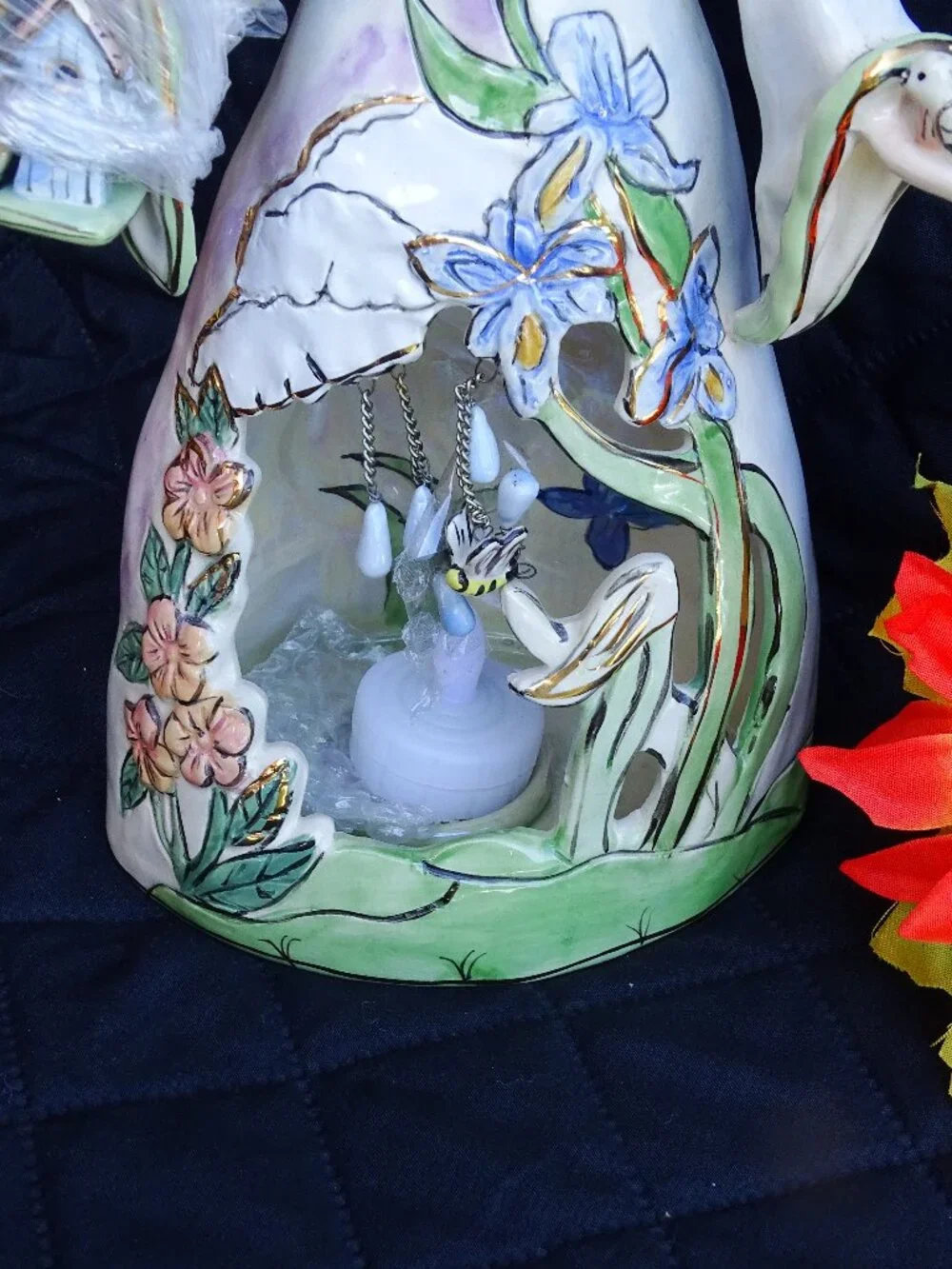 Blue Sky 2004 Large Mother Nature T. Lite Candle Holder 12 1/2